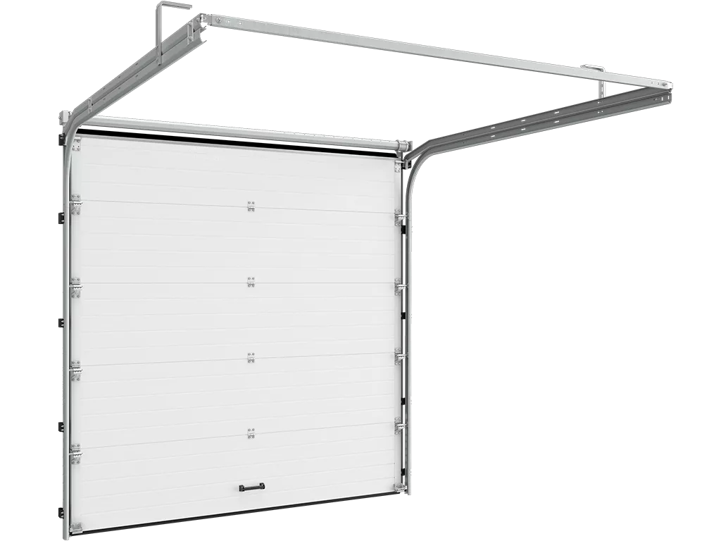 Гаражные секционные ворота из алюминиевых сэндвич-панелей с октагональным валом RSD02LUX