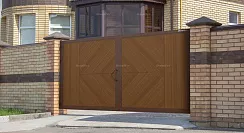 Уличные распашные ворота премиум 3600*2000