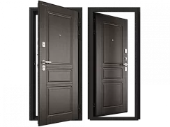 Дверь Премиум Плюс DoorHan 890х2050х9005 Дуб белый патина левая