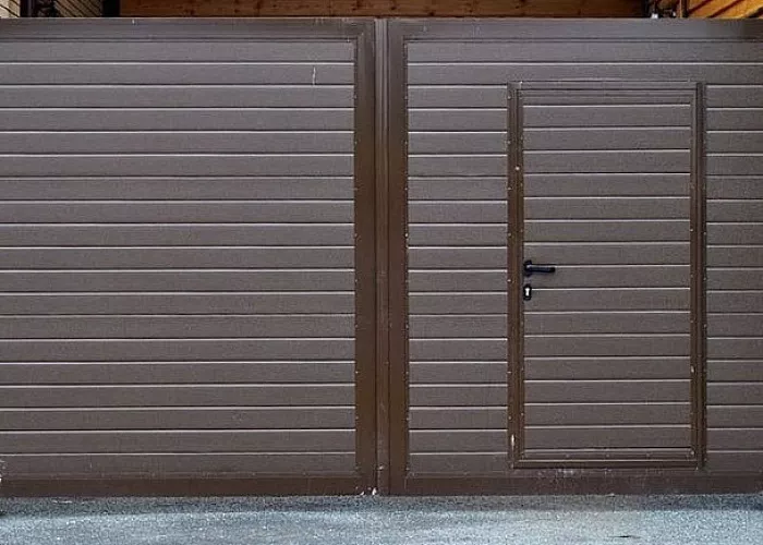 Ворота с калиткой 3