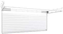 Промышленные секционные ворота DoorHan серии isd03alu (алюминиевые) (7500x6200)